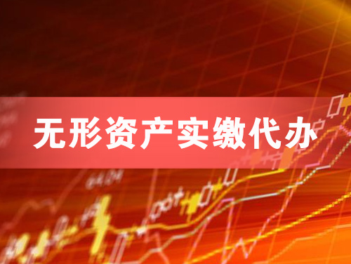 大庆无形资产实缴资本代办